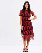 Thumbnail for your product : Overlay Embroidered Dress