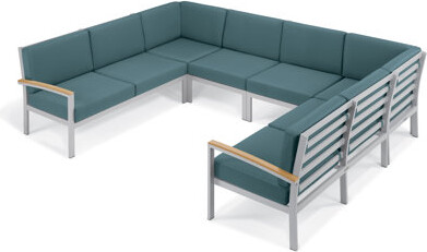Oxford Garden Travira 6-Piece Modular Seating Set
