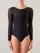Thumbnail for your product : Lygia & Nanny lace longsleeved swimsuit
