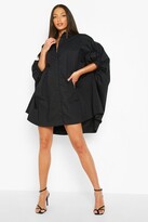Thumbnail for your product : boohoo Tall Oversized Batwing Sleeve Shirt Dress