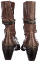 Thumbnail for your product : Henry Beguelin Leather Boots