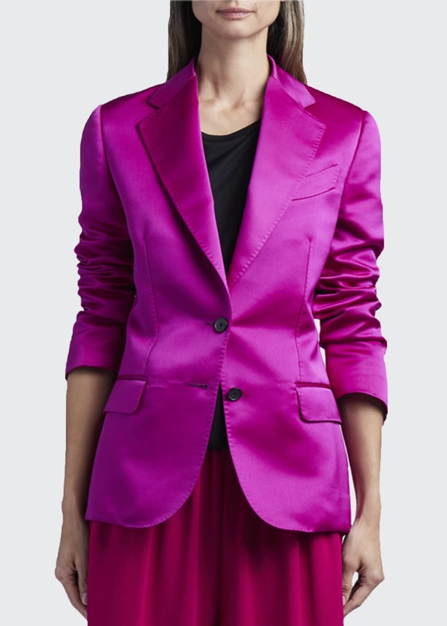hot pink blazer jacket