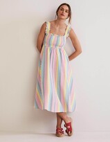 Thumbnail for your product : Boden Smock Detail Stripe Midi Dress
