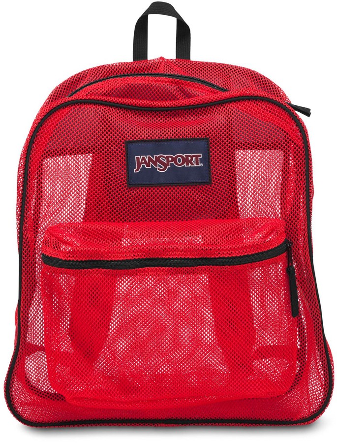 dark red jansport backpack