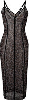 Christopher Kane - robe à imprimé léopard - women - Nylon/Spandex/Elasthanne - M