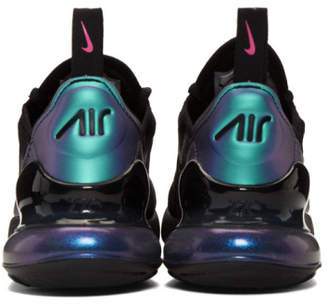 Nike Black and Purple Air Max 270 Sneakers