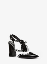 michael kors jeannie studded leather pump