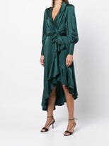 Thumbnail for your product : Zimmermann Wrap Midi Silk Dress