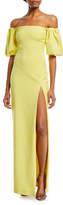 Thumbnail for your product : Cushnie Reina Strapless High-Slit Fitted Cocktail Dress