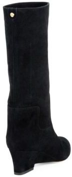 Jimmy Choo Manson Suede Wedge Boots