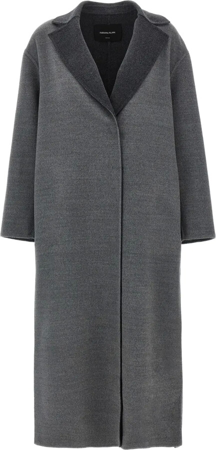 Fabiana Filippi Jewel-Cuff Robe Coat