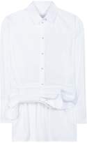 Thumbnail for your product : VVB Asymmetric Bow cotton shirt