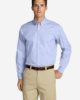 Thumbnail for your product : Eddie Bauer Men's Wrinkle-Free Relaxed Fit Pinpoint Oxford Shirt - Solid Long-Sleeve