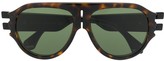 Thumbnail for your product : Gucci GG0665S aviator-frame sunglasses