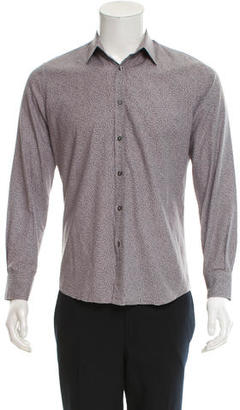 Paul Smith Printed Long Sleeve Button-Up
