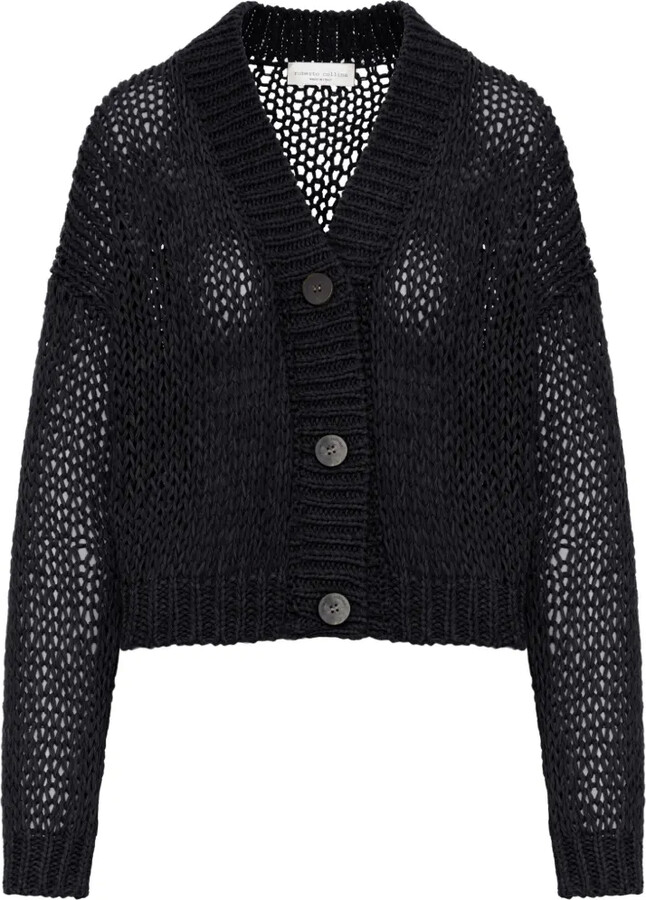 Roberto Collina button-fastening V-neck cardigan
