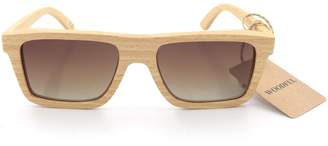 woodful Bamboo Sunglasses,100% Hand Made Wooden Sun Glasses,Men Women Wood glasses (, black1)