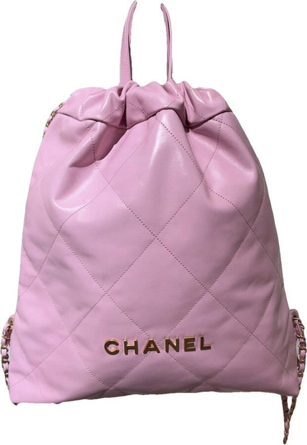 Chanel Leather backpack ShopStyle