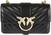 Thumbnail for your product : Pinko Bird Ring Chain Strap Quilted Shoulder Bag