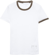 Thumbnail for your product : Helmut Lang Appliquéd Mesh T-shirt