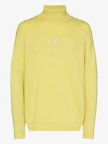 Thumbnail for your product : Balenciaga paris logo embroidered turtleneck jumper