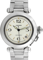 Thumbnail for your product : Cartier Stainless Steel Pasha C Date Watch, 35mm