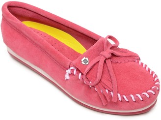 pink boat shoes