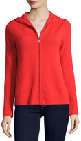 Thumbnail for your product : Neiman Marcus Zip-Front Drawstring Hoodie