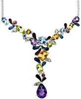 Thumbnail for your product : Town & Country Sterling Silver Necklace, Multistone Cluster Necklace