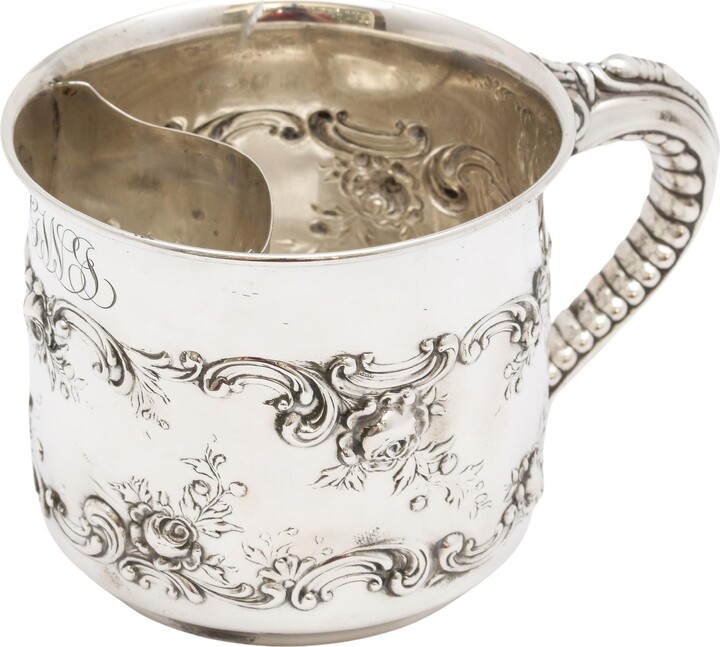 Gorham Manufacturing Company Victorian Period, Sterling Silver Mustache Cup By Gorham