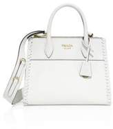 Thumbnail for your product : Prada Paradigme Small Whipstich Leather Satchel