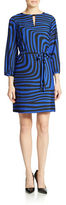 Thumbnail for your product : Tahari ARTHUR S. LEVINE Elton Wavy Stripe Shift Dress