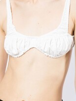 Thumbnail for your product : Supriya Lele Scoop Neck Ruched Bralette
