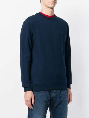 Emporio Armani long-sleeve fitted sweater
