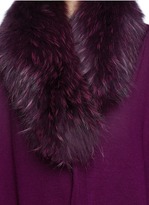 Thumbnail for your product : Nobrand 'Izzy' raccoon fur collar cardigan