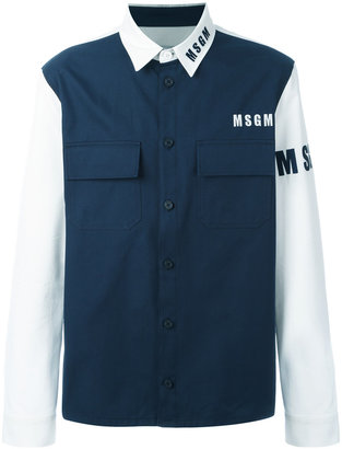 MSGM flap pockets shirt