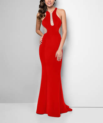 Terani Couture Red Fitted Gown