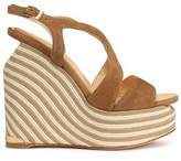 Thumbnail for your product : Paloma Barceló Suede Wedge Espadrille Sandals