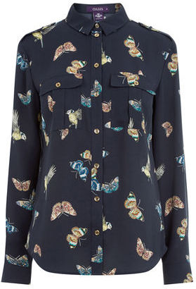 Oasis Butterfly & Bird Utility Shirt
