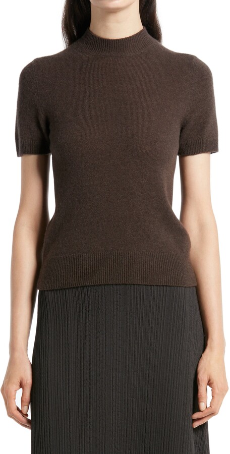 Short Sleeve Mock Neck Sweater | Shop the world's largest 