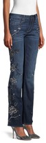 Thumbnail for your product : Driftwood Kelly Floral Embroidery Flare Jeans
