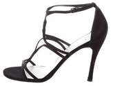 Thumbnail for your product : Stuart Weitzman Satin Strappy Sandals