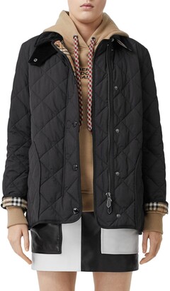 Burberry cotswold boxy quilted logo jacket Clearance