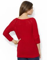 Thumbnail for your product : Lauren Ralph Lauren Three-Quarter-Sleeved Sweater