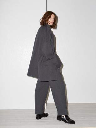 Raey Elasticated-back Wool Trousers - Womens - Grey