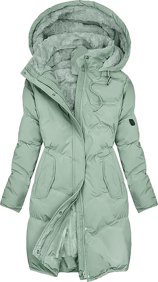 Winterjacke Damen Puffer Jacke - Leichter Wintermantel Mit Kapuze