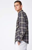 Thumbnail for your product : Hurley Cortez Plaid Flannel Long Sleeve Button Up Shirt