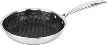 Brentwood 3-Ply Hybrid Non-Stick Stainless Steel Induction-Ready Frying Pan (11 In.)