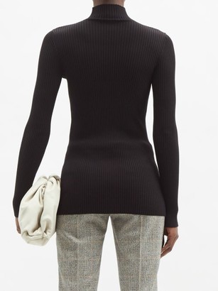 Wolford Ribbed-knit High-neck Top - Black