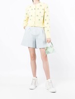 Thumbnail for your product : PortsPURE High-Waist Denim Shorts